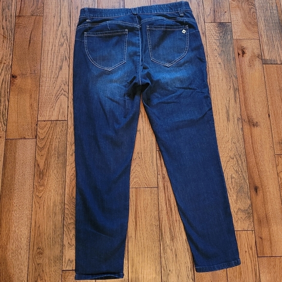Democracy "Ab" Solution Dark Wash Skinny Jeans - 12 - Picture 3 of 5